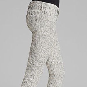 Genetic Denim Metallic Tweed Shane Skinny Pants 27